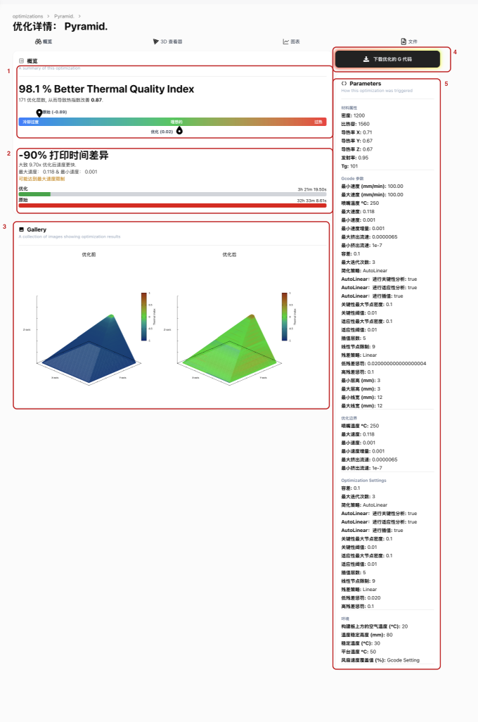 结果页面截图