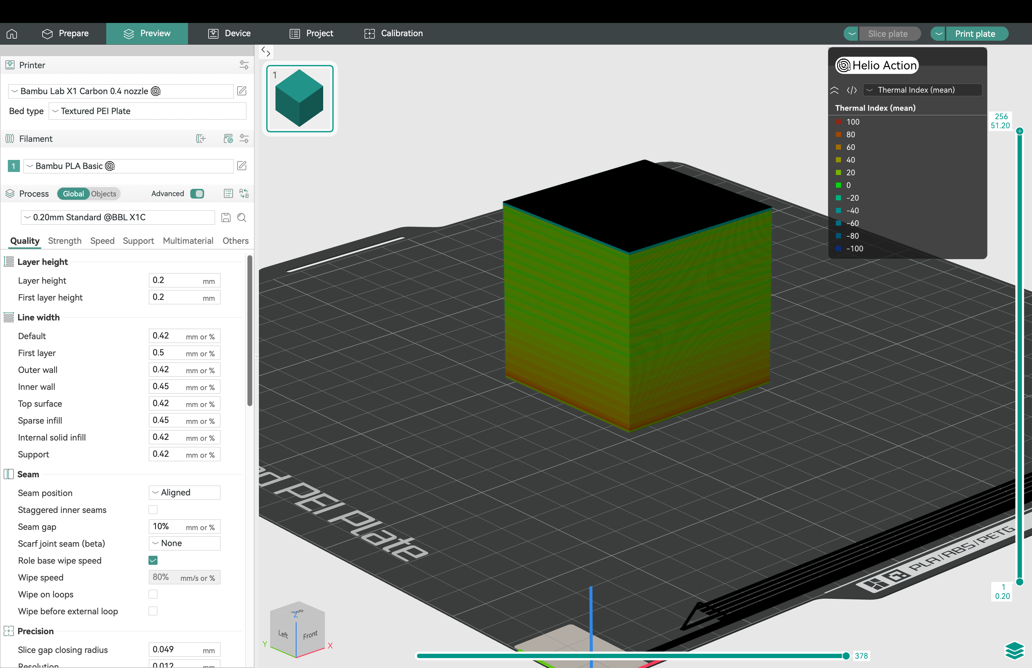 Simulated Cube