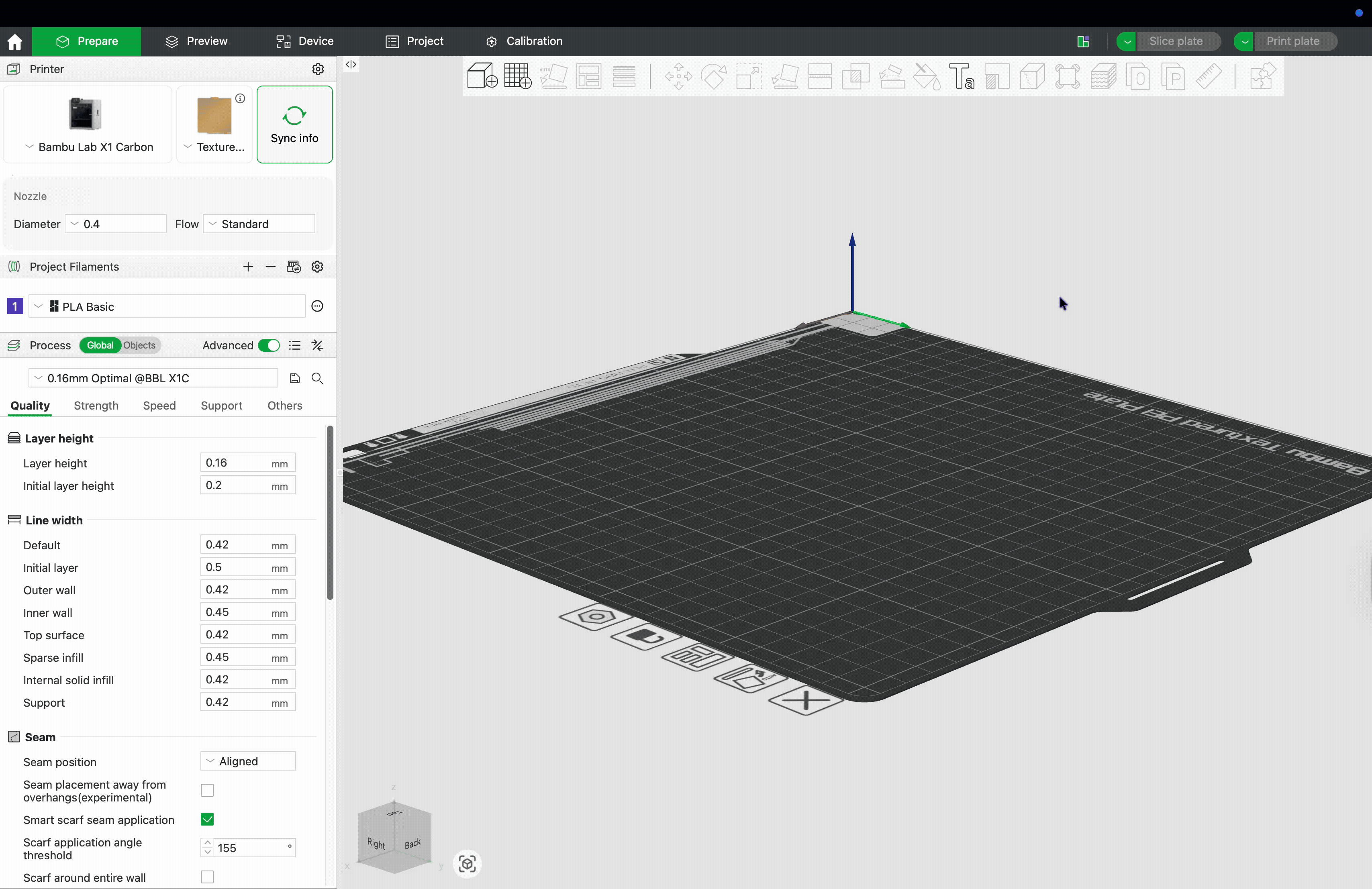 Enable Helio in Bambu Studio.