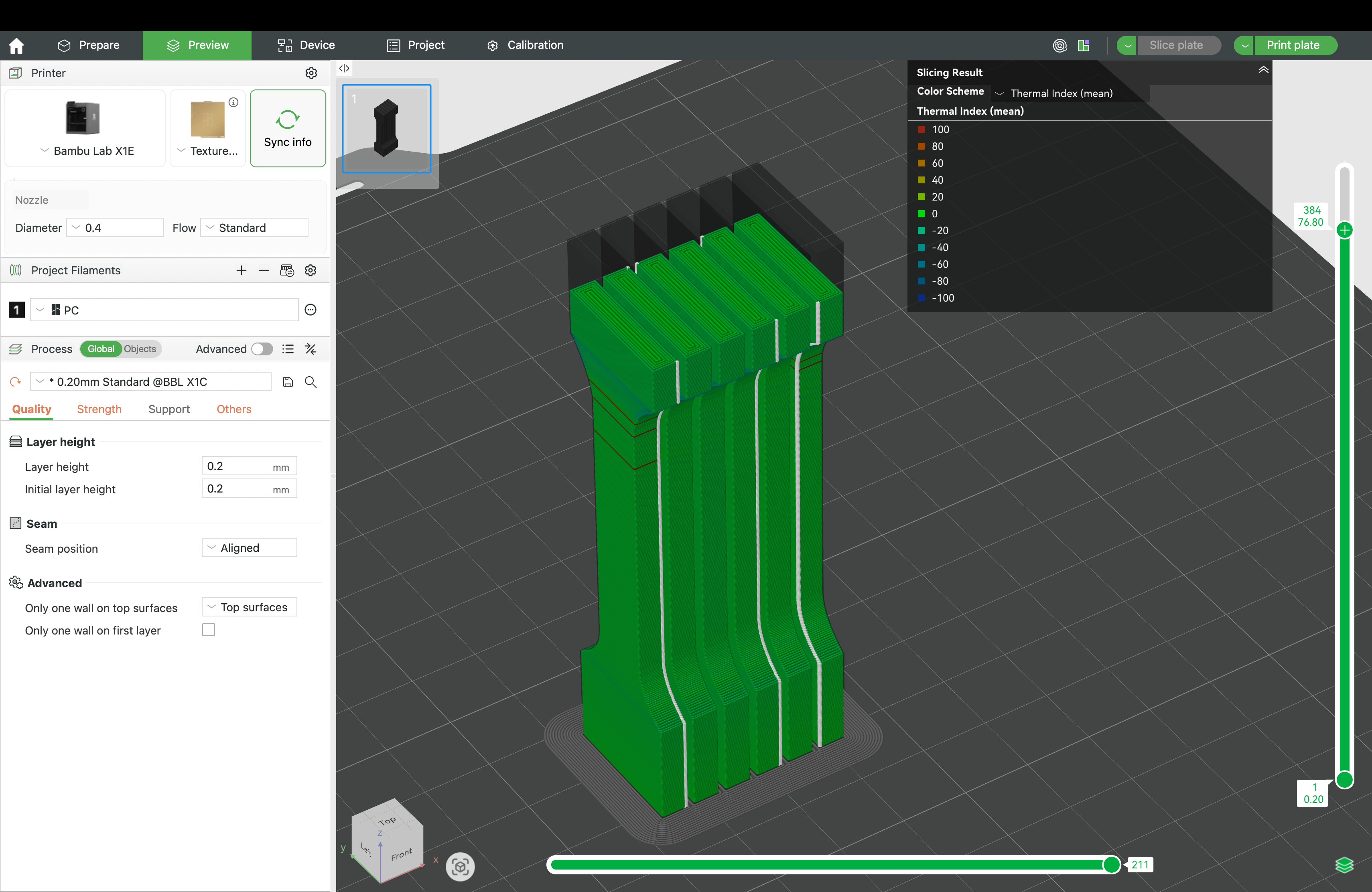 Polycarbonate case study proof screenshot